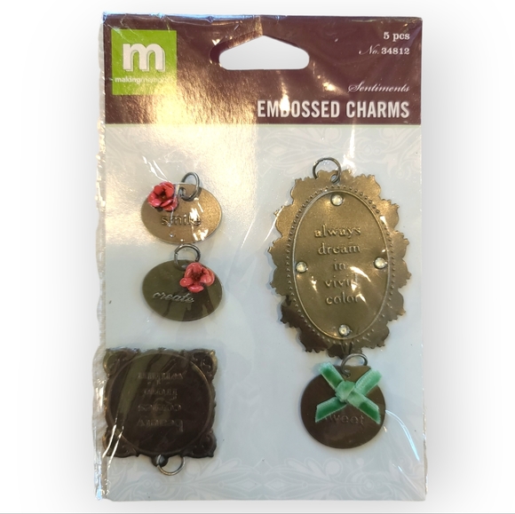 Making Memories Embossed Metal Pendants, Signs, and Charms | Crafting materials - Picture 7 of 13